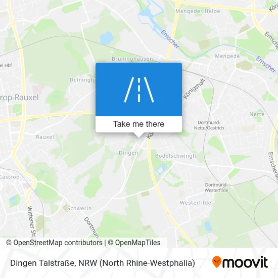 Dingen Talstraße map