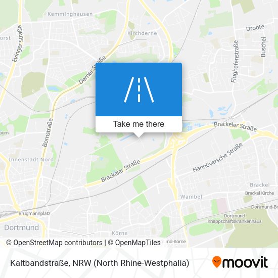 Kaltbandstraße map