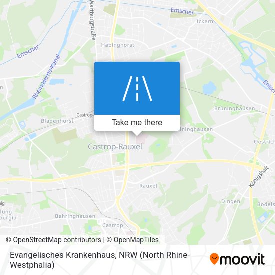 Evangelisches Krankenhaus map
