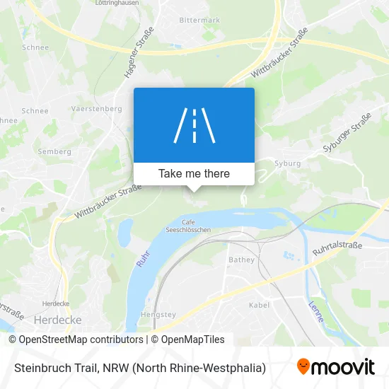 Steinbruch Trail map