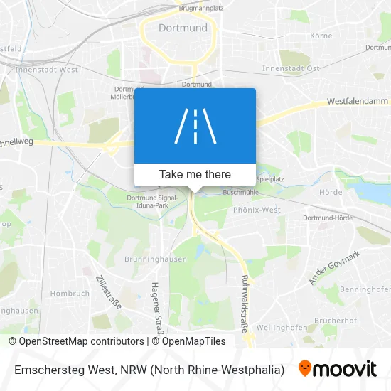 Emschersteg West map