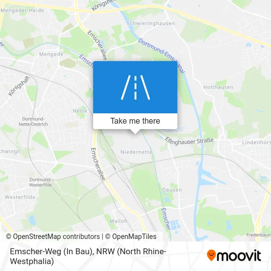 Emscher-Weg (In Bau) map