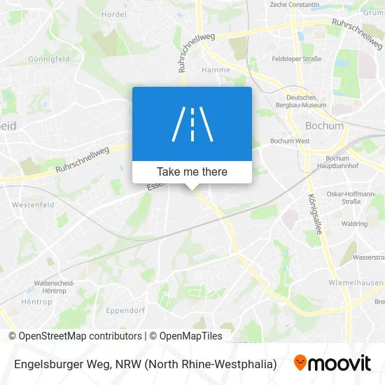 Engelsburger Weg map