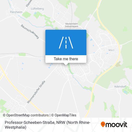 Professor-Scheeben-Straße map