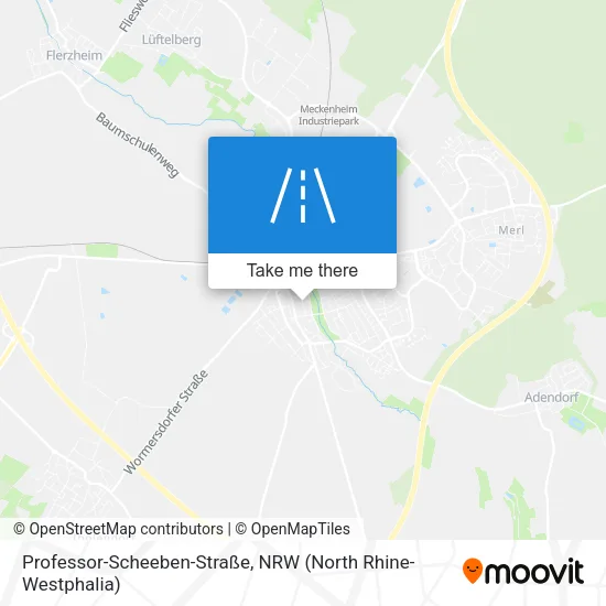 Карта Professor-Scheeben-Straße