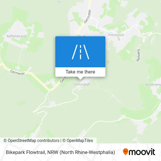 Bikepark Flowtrail map