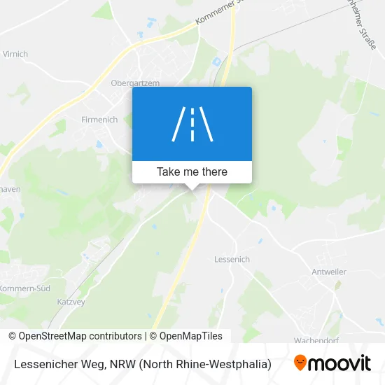 Карта Lessenicher Weg