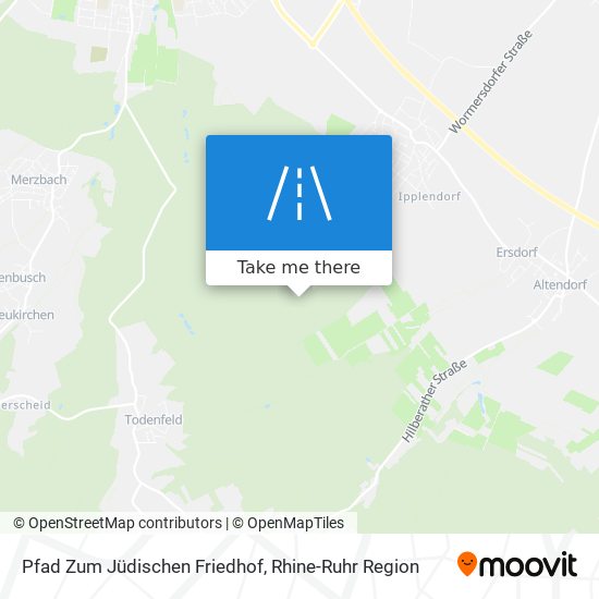 Pfad Zum Jüdischen Friedhof map
