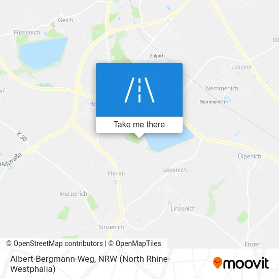 Albert-Bergmann-Weg map