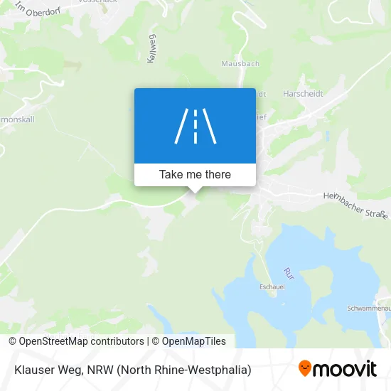 Карта Klauser Weg