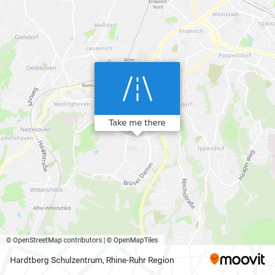 Hardtberg Schulzentrum map