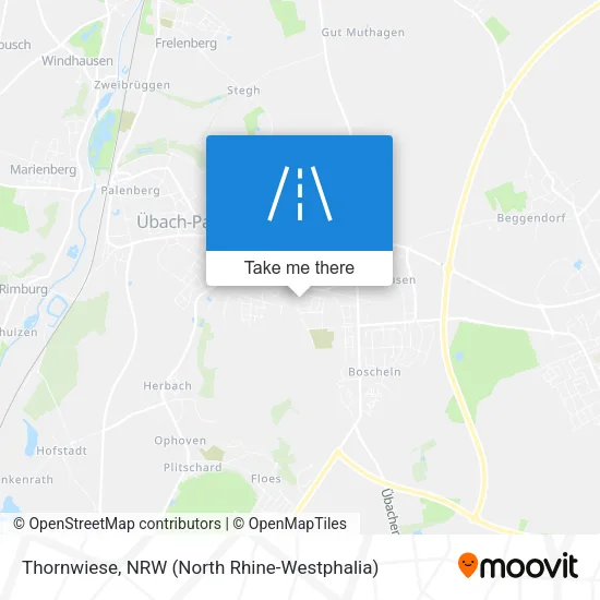 Thornwiese map