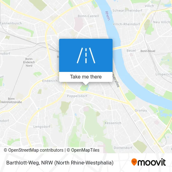 Карта Barthlott-Weg
