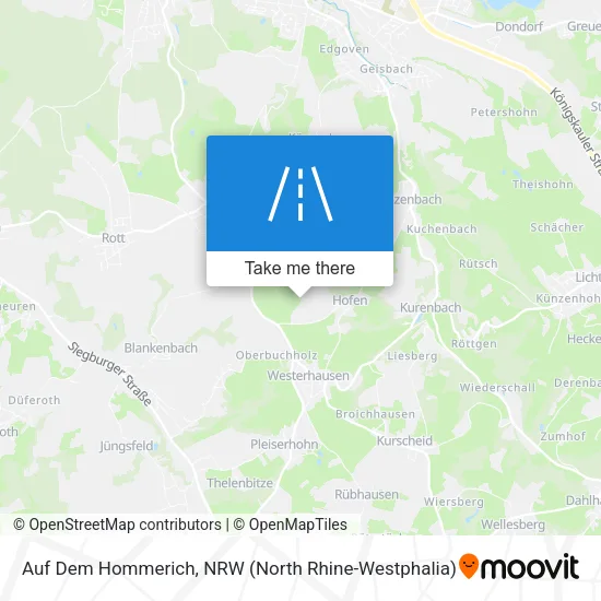 Карта Auf Dem Hommerich