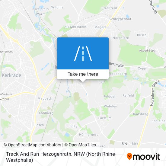 Track And Run Herzogenrath map