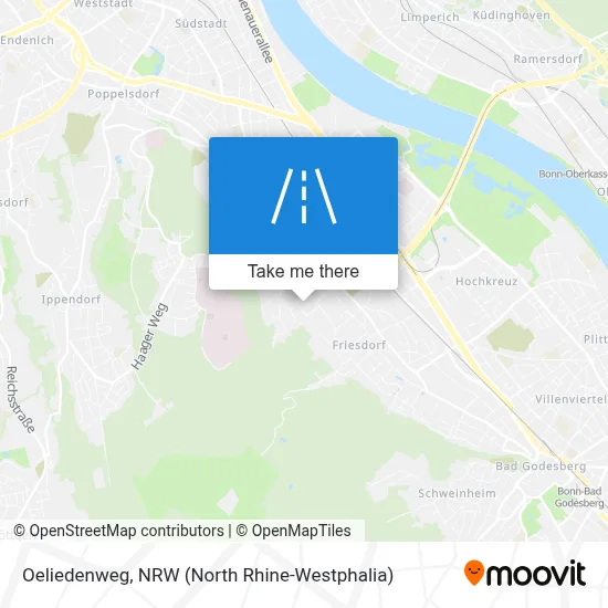 Oeliedenweg map