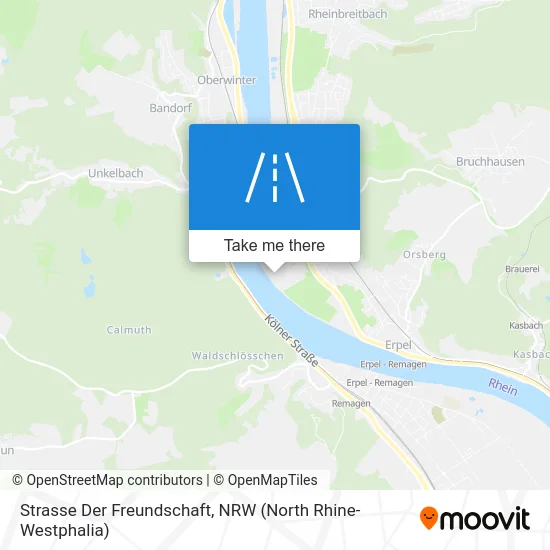 Strasse Der Freundschaft map