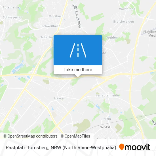 Rastplatz Toresberg map