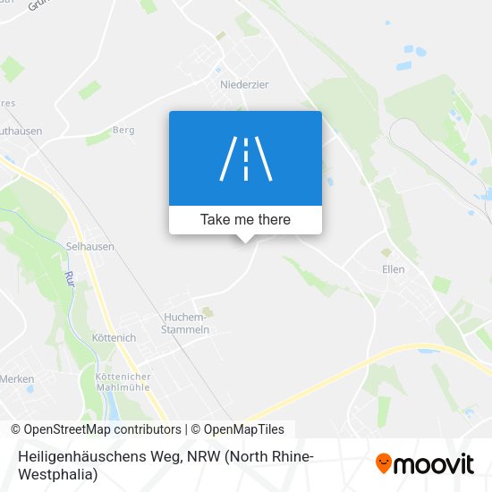 Heiligenhäuschens Weg map