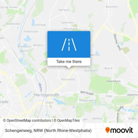 Schengenweg map