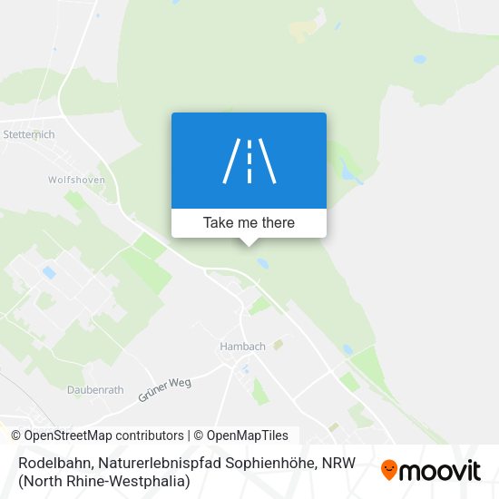 Rodelbahn, Naturerlebnispfad Sophienhöhe map