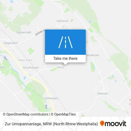 Карта Zur Umspannanlage