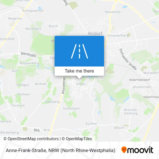 Карта Anne-Frank-Straße
