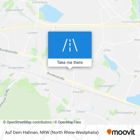 Карта Auf Dem Hahnen