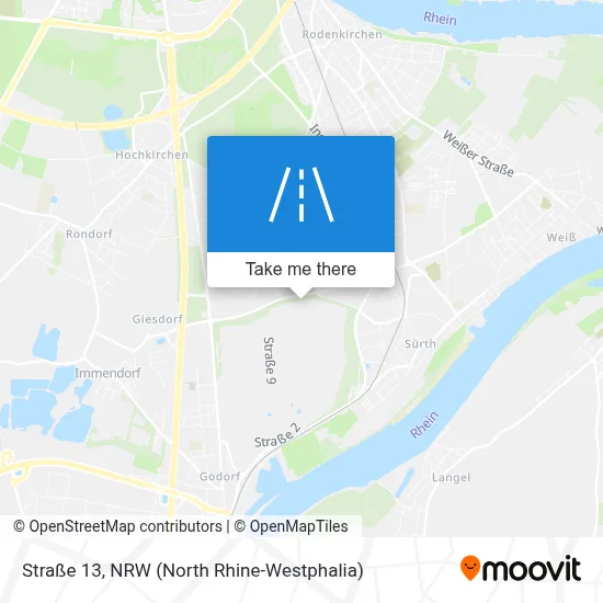 Straße 13 map