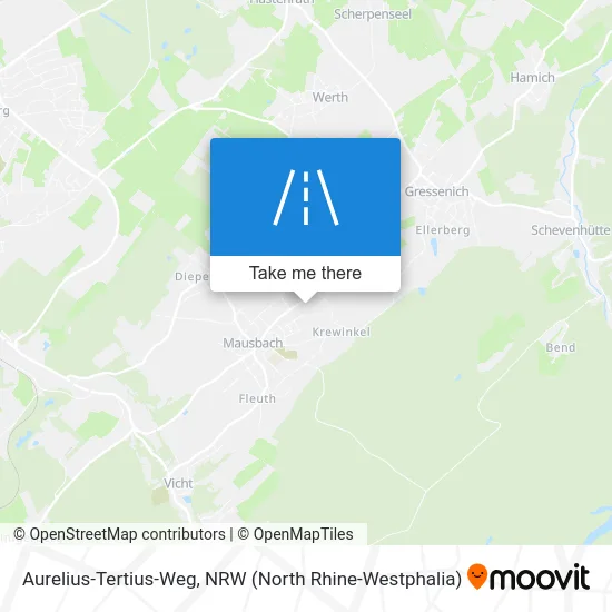 Aurelius-Tertius-Weg map