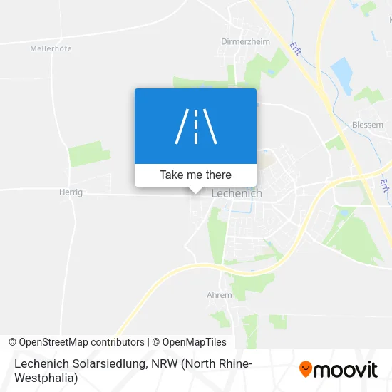 Карта Lechenich Solarsiedlung