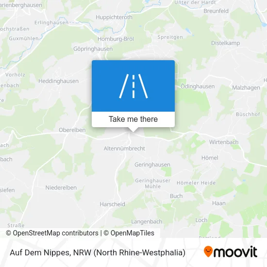 Карта Auf Dem Nippes