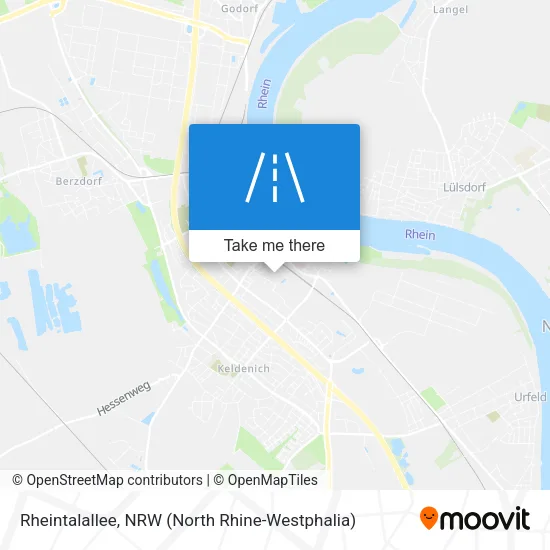 Карта Rheintalallee