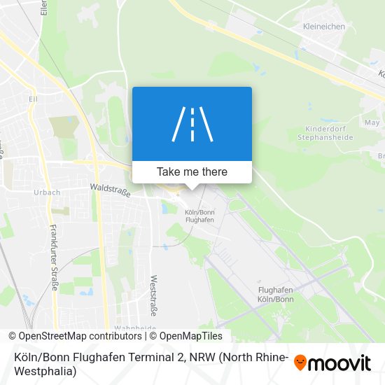 Köln/Bonn Flughafen Terminal 2 map