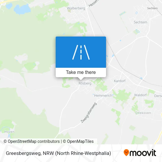 Карта Greesbergsweg