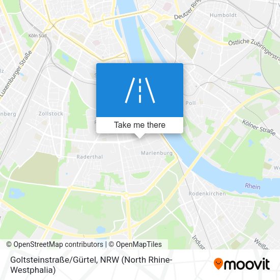 Goltsteinstraße/Gürtel map