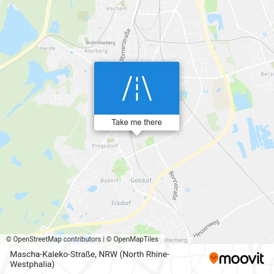 Карта Mascha-Kaleko-Straße