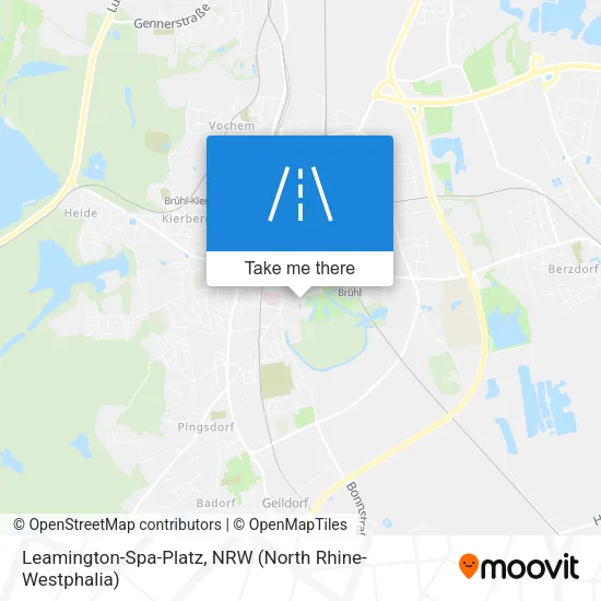 Карта Leamington-Spa-Platz