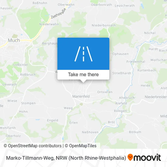 Marko-Tillmann-Weg map