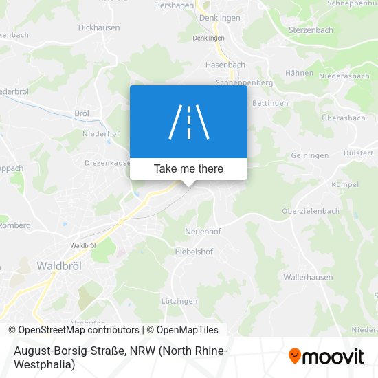 August-Borsig-Straße map