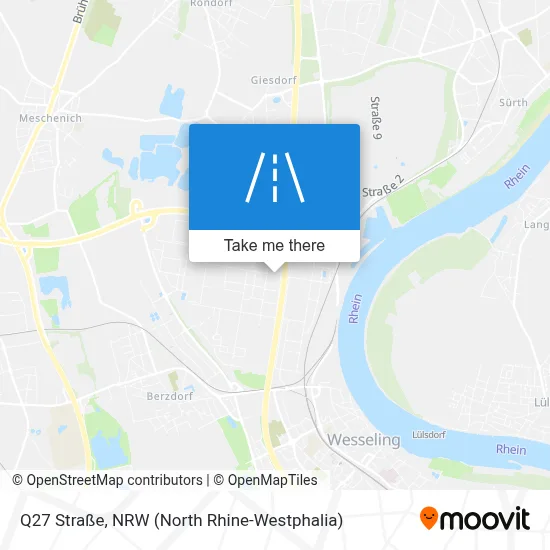 Q27 Straße map