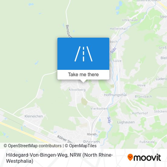 Hildegard-Von-Bingen-Weg map