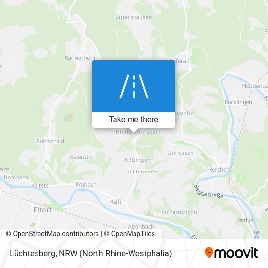Lüchtesberg map