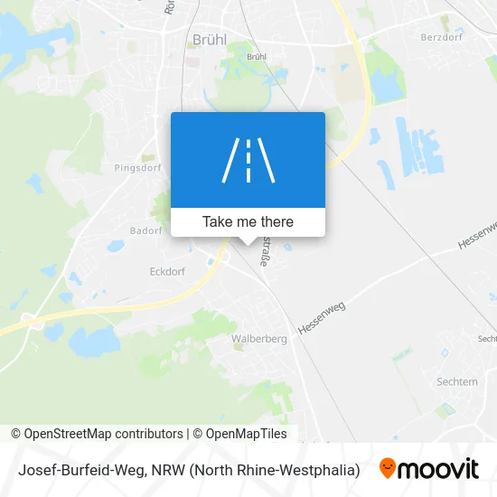 Josef-Burfeid-Weg map