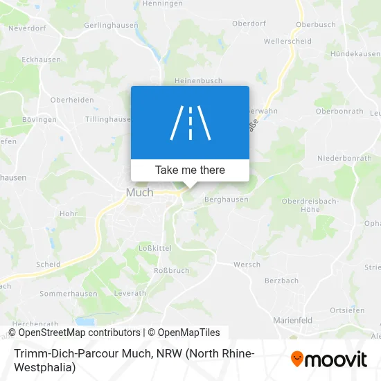 Trimm-Dich-Parcour Much map