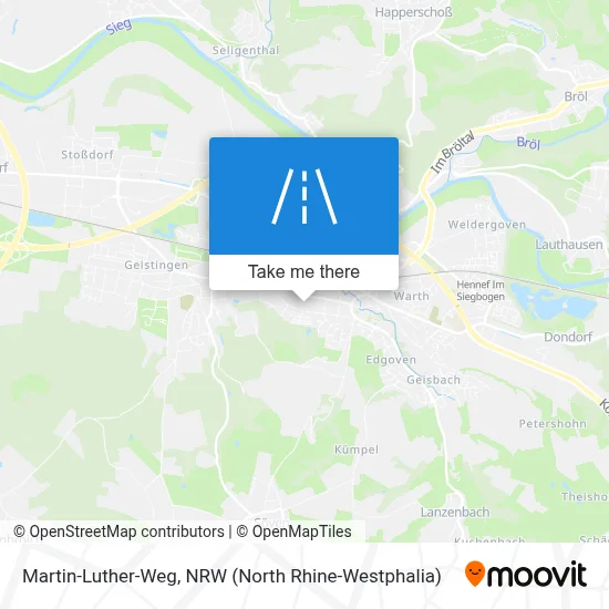 Martin-Luther-Weg map