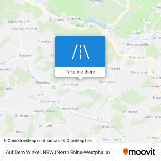 Auf Dem Winkel map