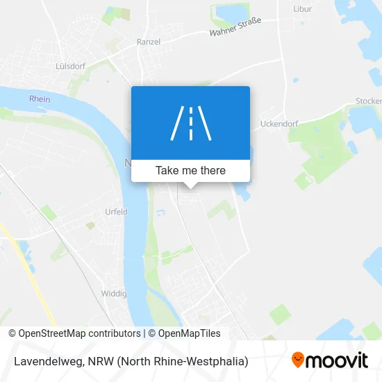 Lavendelweg map