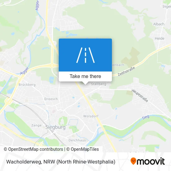 Карта Wacholderweg
