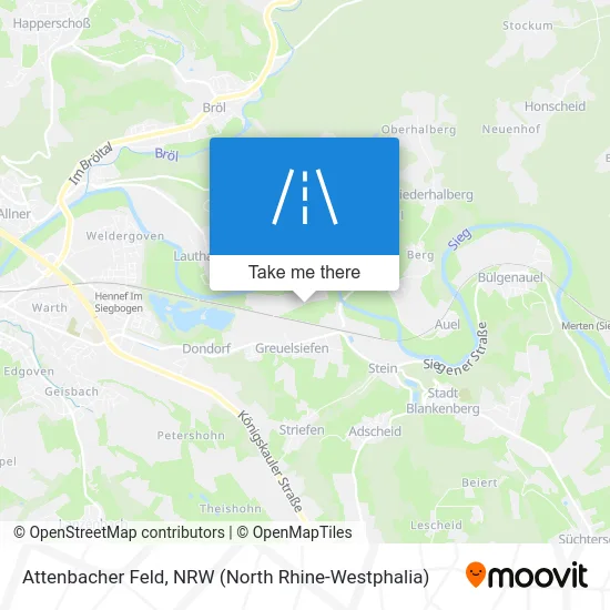 Карта Attenbacher Feld